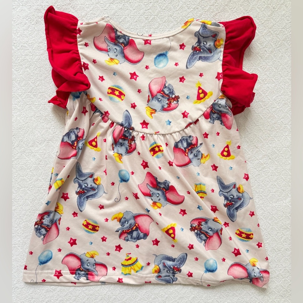 Disney Dumbo Circus Twirl Dress with Flitter Sleeves - Picture 3 of 4